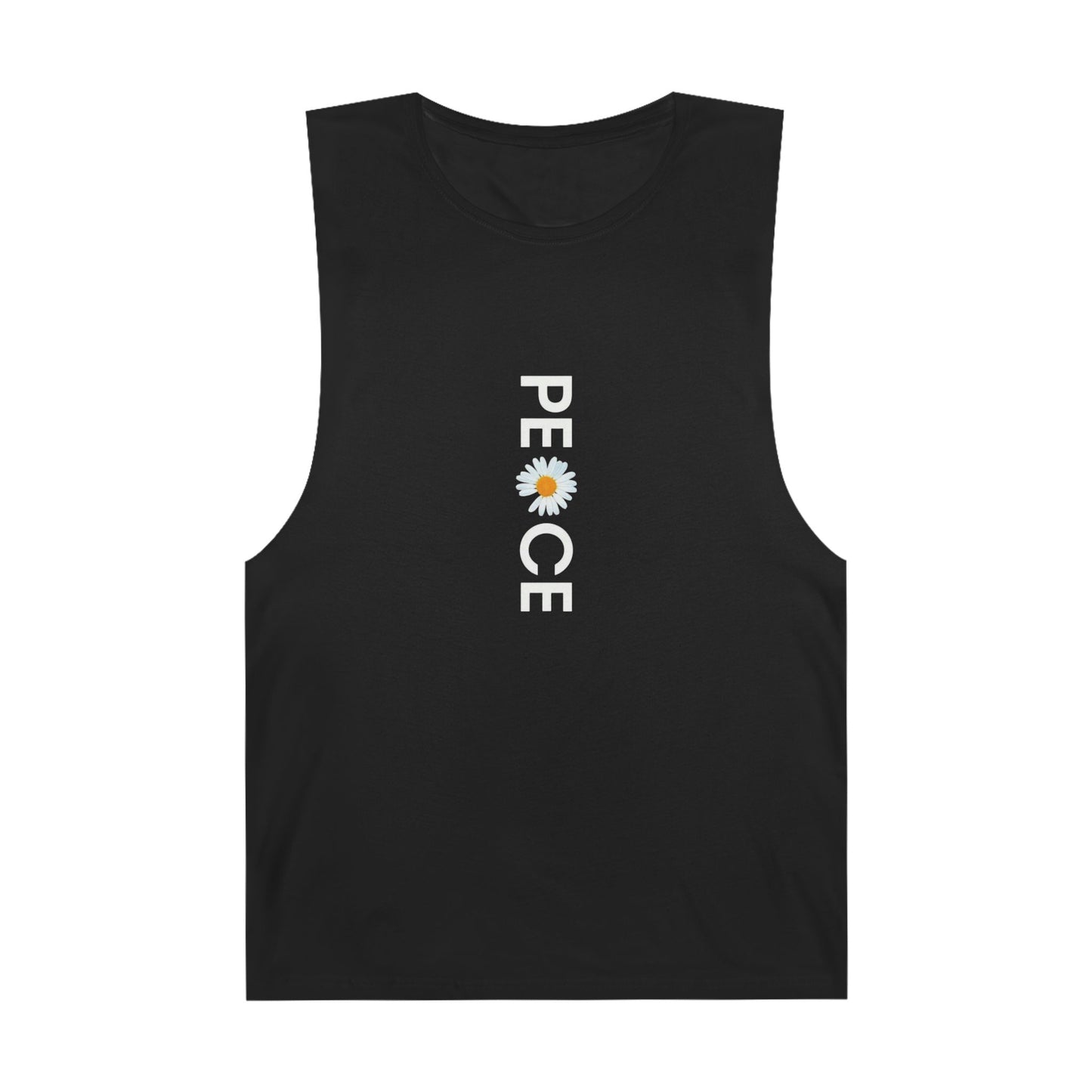 Peace Daisy Unisex Tank Top - Bohemian Style Summer Wear.