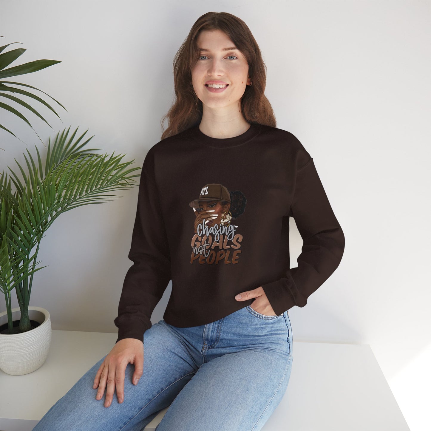 Chasing Dreams Unisex Crewneck Sweatshirt - Comfortable & Inspiring Apparel