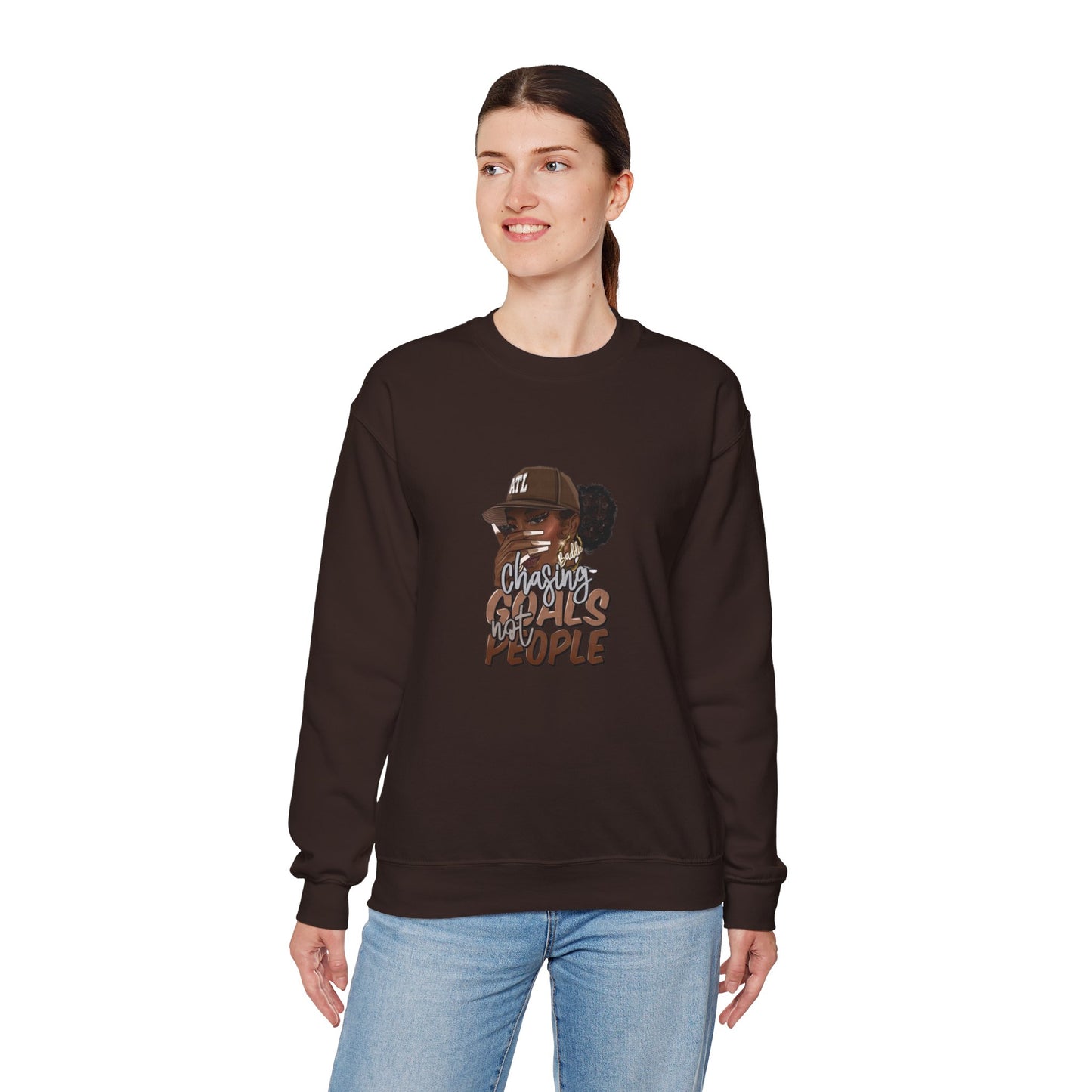 Chasing Dreams Unisex Crewneck Sweatshirt - Comfortable & Inspiring Apparel