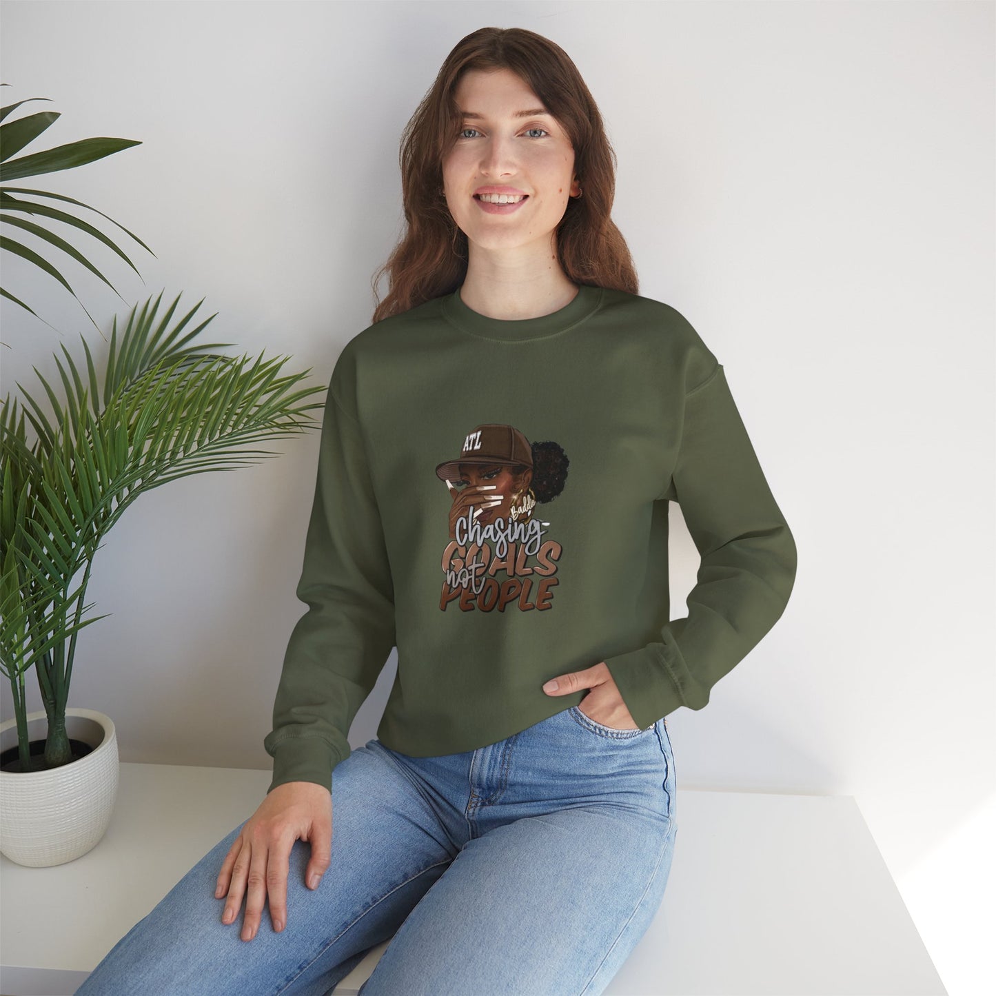 Chasing Dreams Unisex Crewneck Sweatshirt - Comfortable & Inspiring Apparel