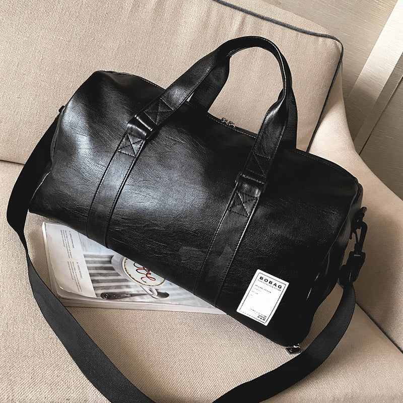 Travel Bag Waterproof PU Shoulder Bag Large Capacity Sports Bag