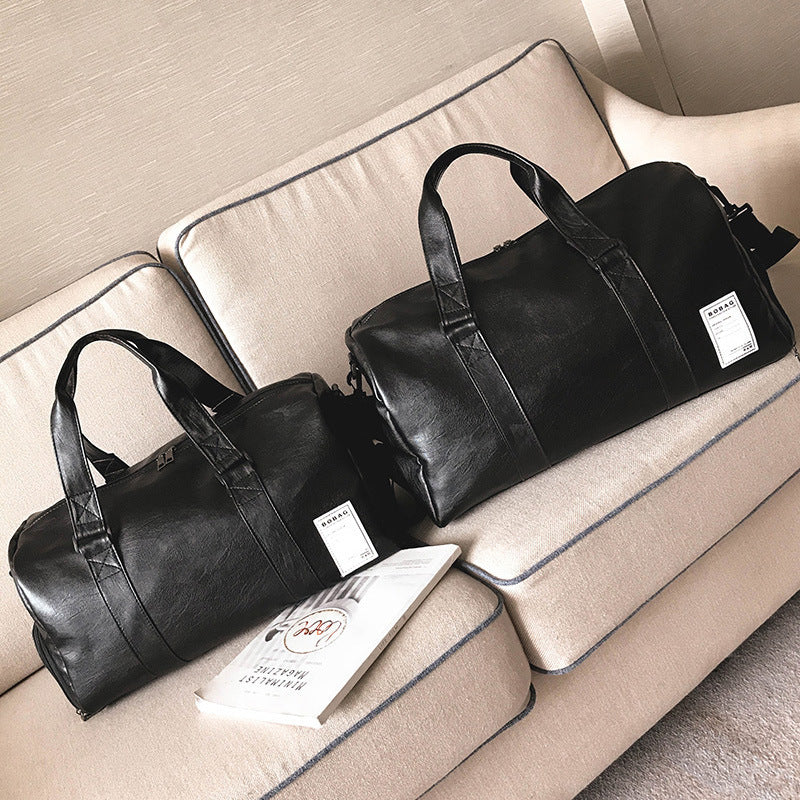 Travel Bag Waterproof PU Shoulder Bag Large Capacity Sports Bag