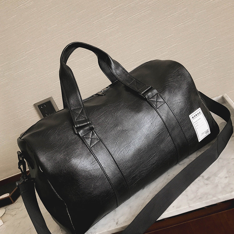 Travel Bag Waterproof PU Shoulder Bag Large Capacity Sports Bag