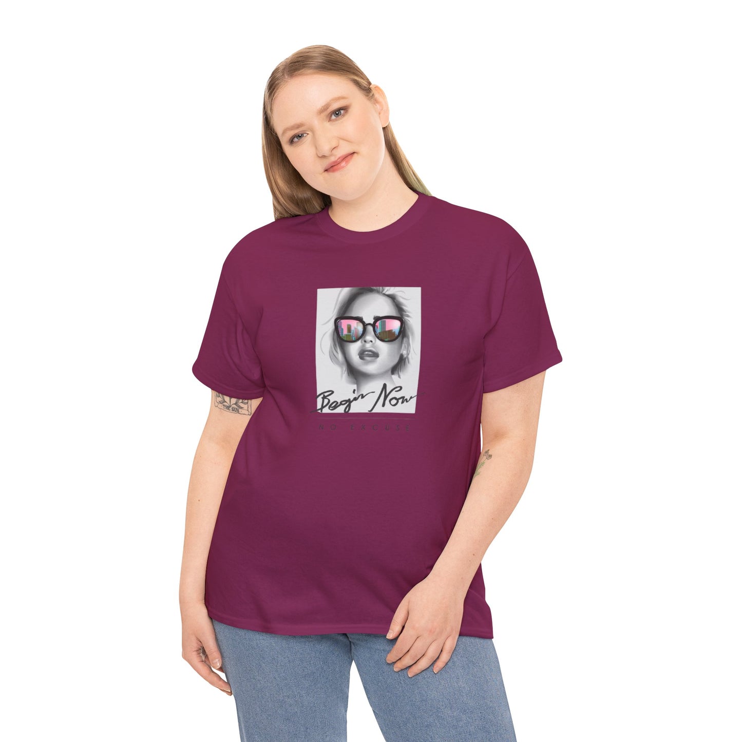 Bojan Now Unisex Heavy Cotton Tee - No Excuse Graphic Tee