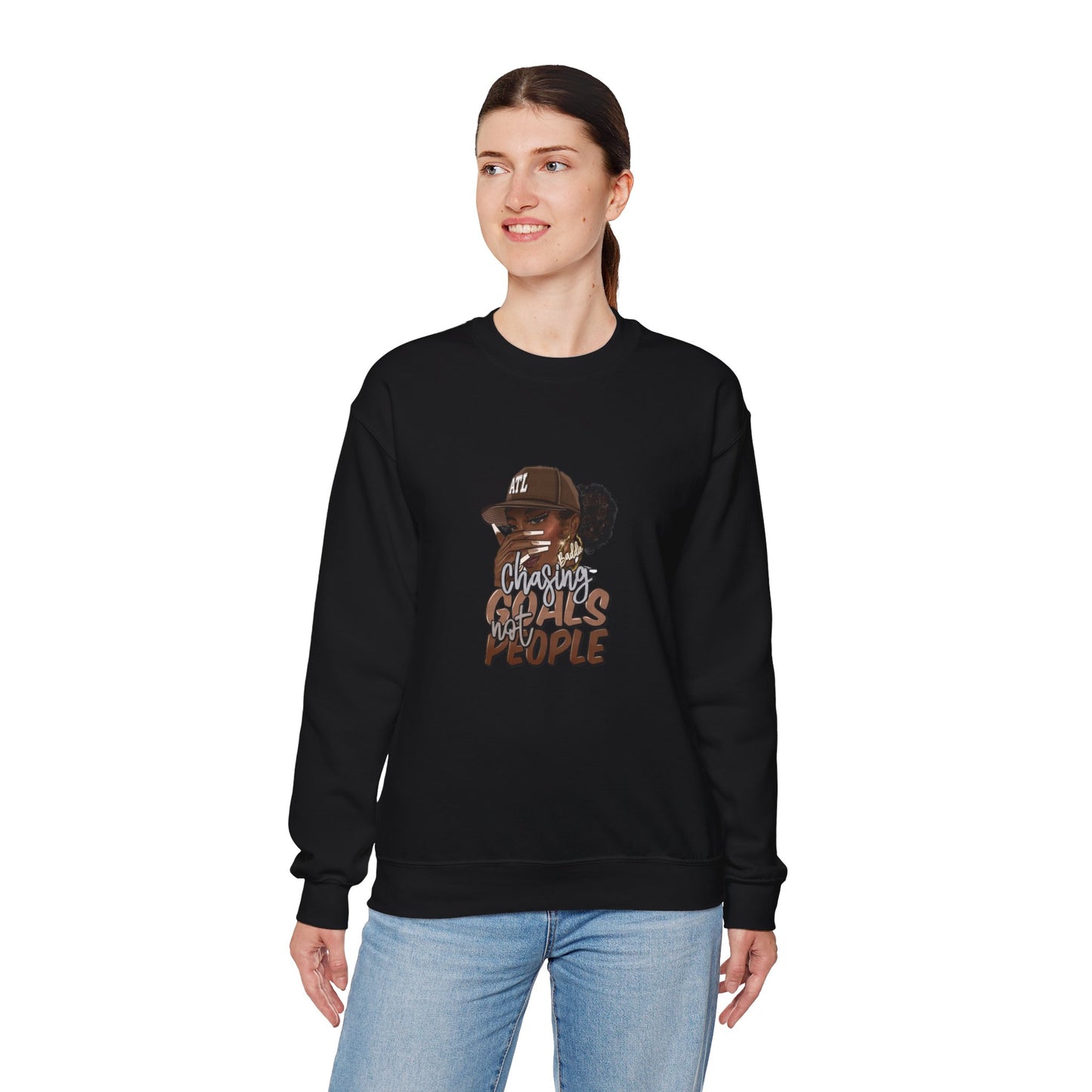 Chasing Dreams Unisex Crewneck Sweatshirt - Comfortable & Inspiring Apparel