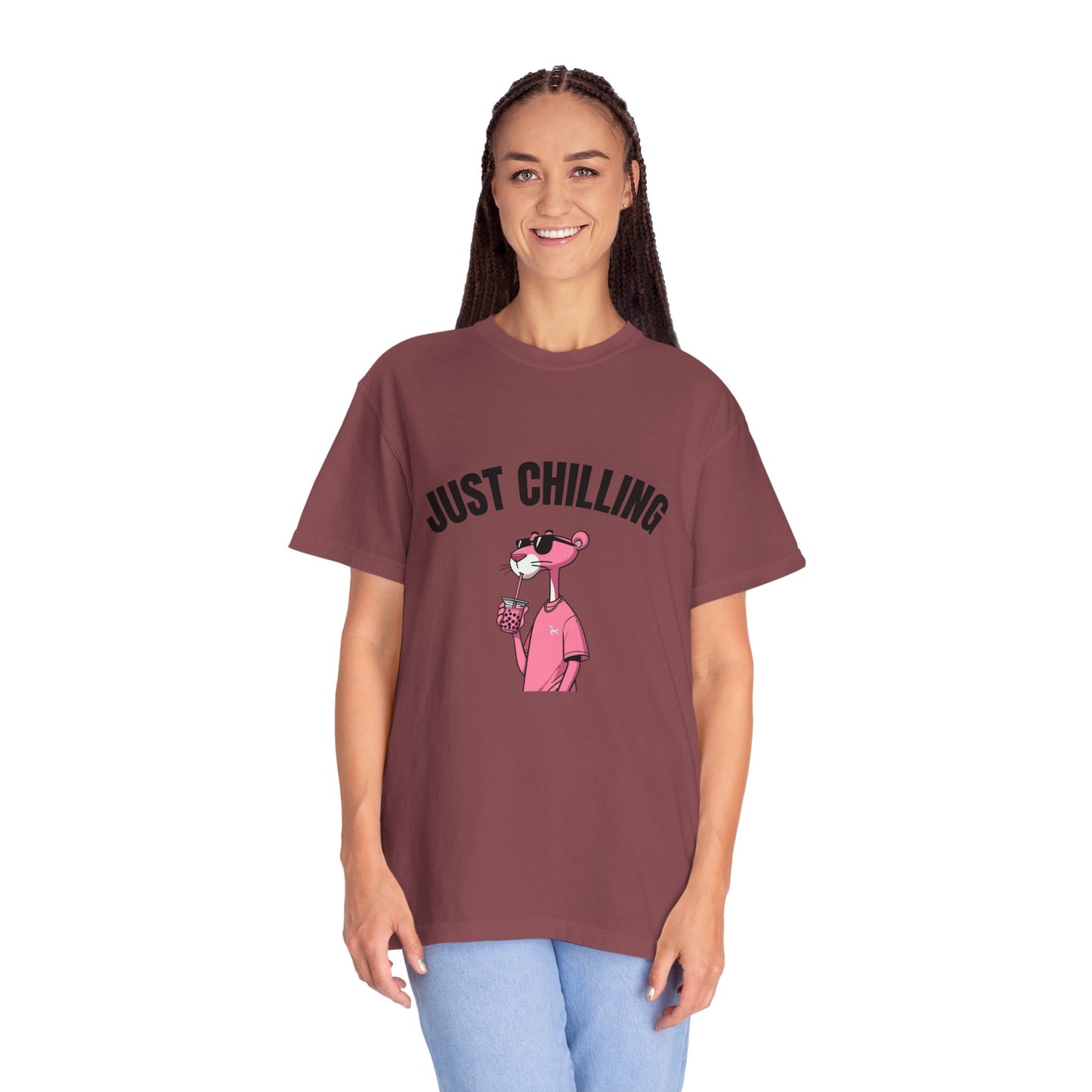 Just Chilling Unisex T-Shirt - Relaxed, Fun Vibe for Casual Days.