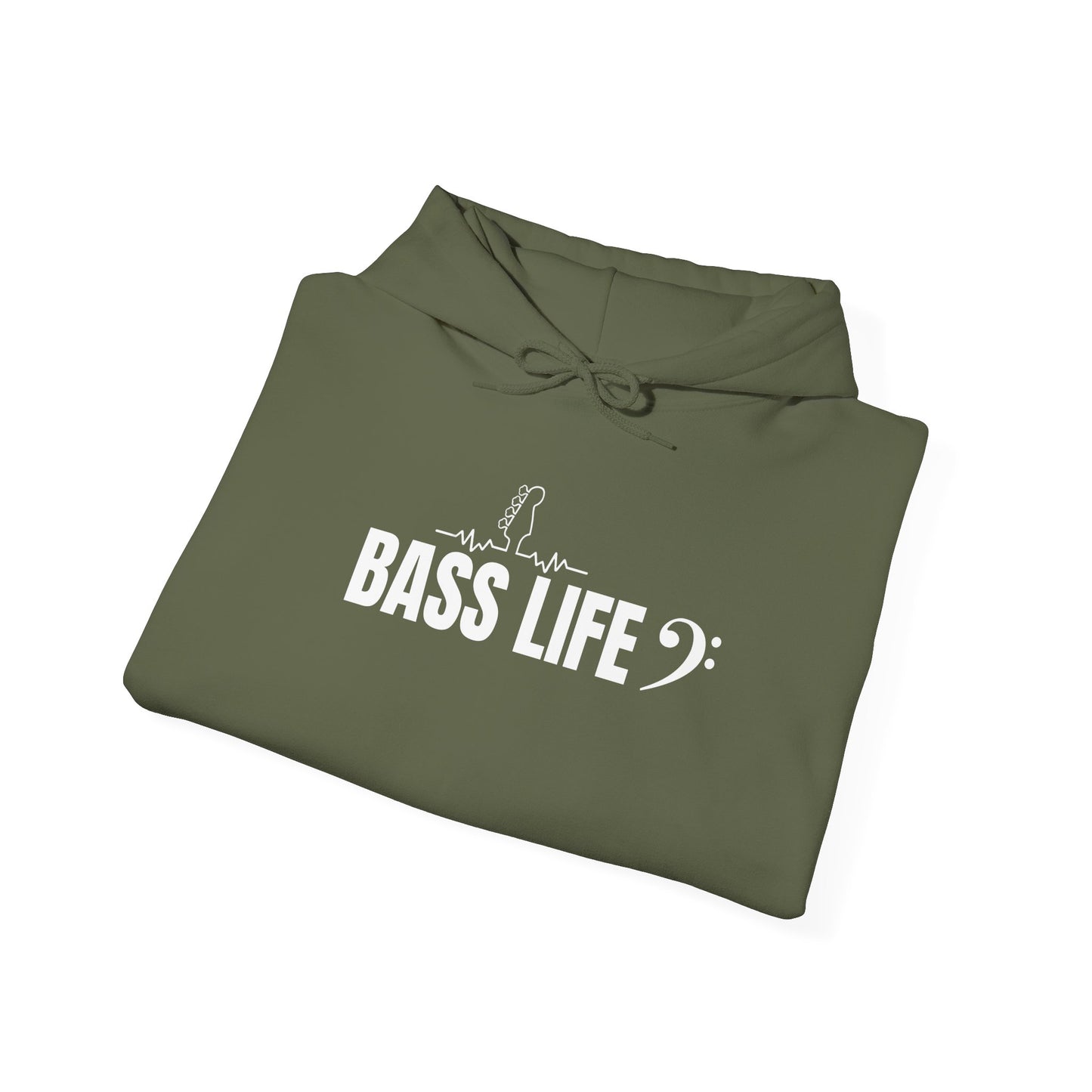 Custom bassist Hoodie - Bass Life Unisex Heavy Blend™ Sweatshirt
