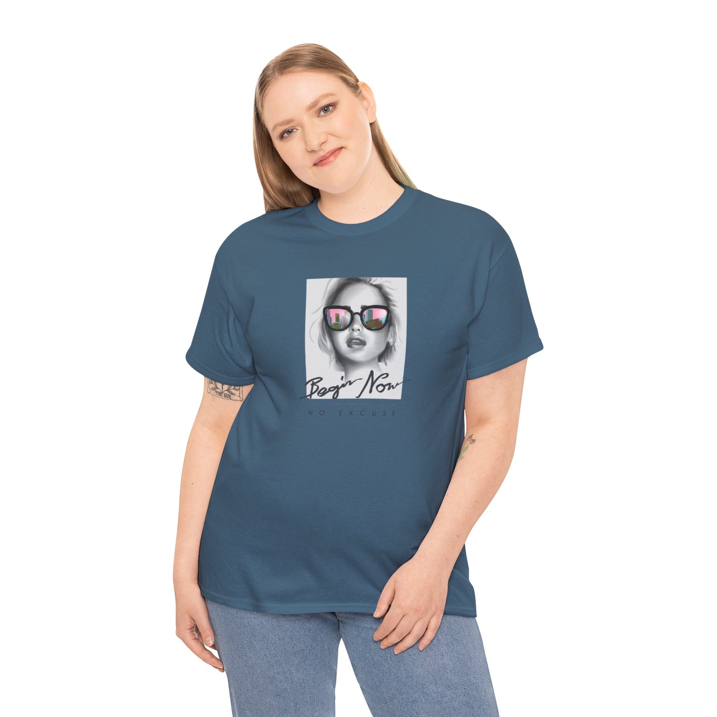 Bojan Now Unisex Heavy Cotton Tee - No Excuse Graphic Tee