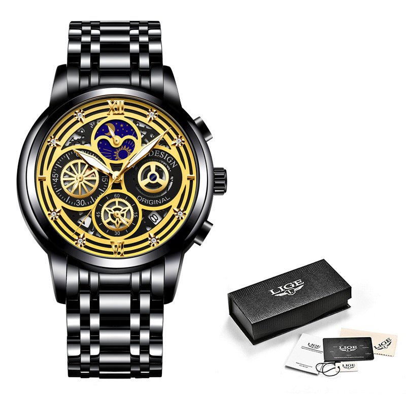 New Concept Waterproof Multi-function Watch
