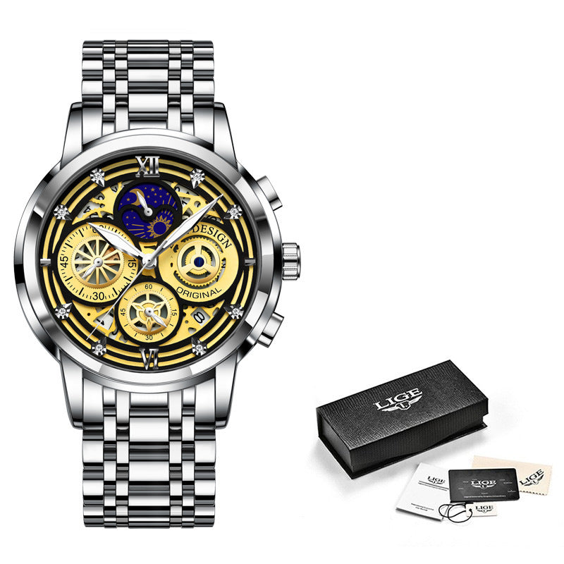 New Concept Waterproof Multi-function Watch