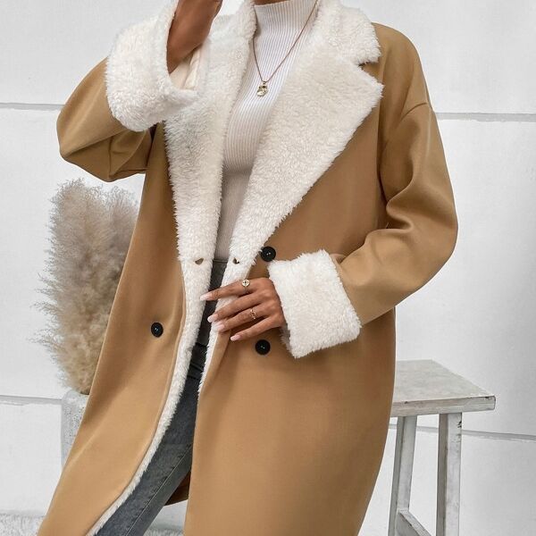Leisure Commute Woolen Coat For Women.