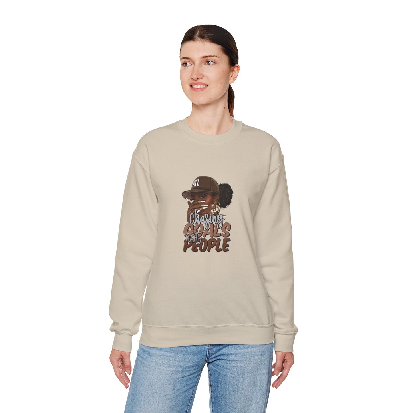 Chasing Dreams Unisex Crewneck Sweatshirt - Comfortable & Inspiring Apparel