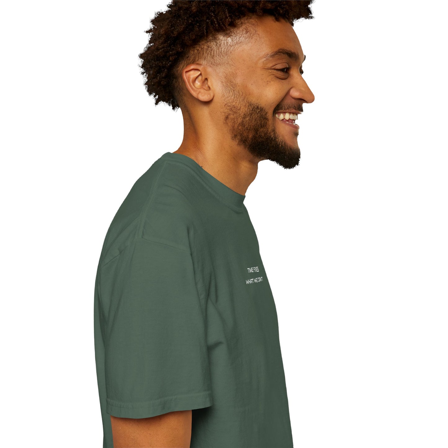 Unisex Garment-Dyed T-shirt (Time fixes what we can't ) for everyday Comfort.