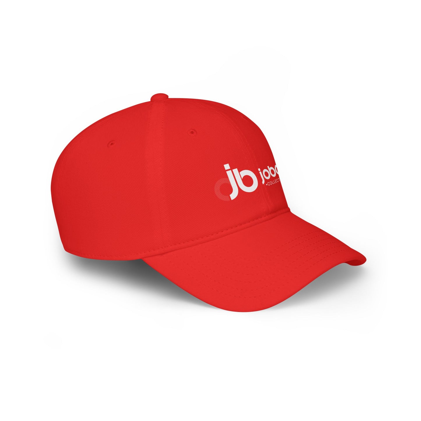 Jobo Collection Low Profile Baseball Cap - Stylish Red Cap for Casual Wear.