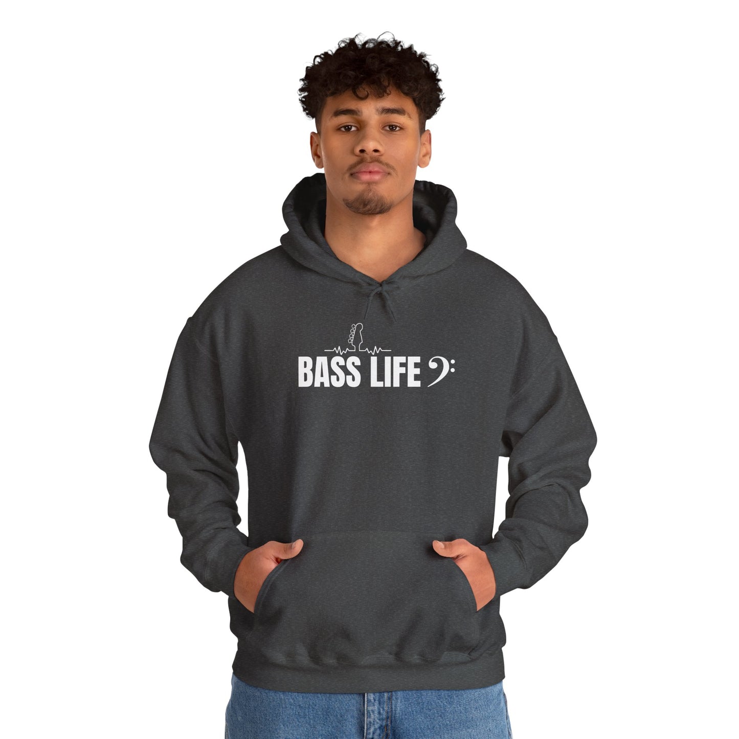 Custom bassist Hoodie - Bass Life Unisex Heavy Blend™ Sweatshirt