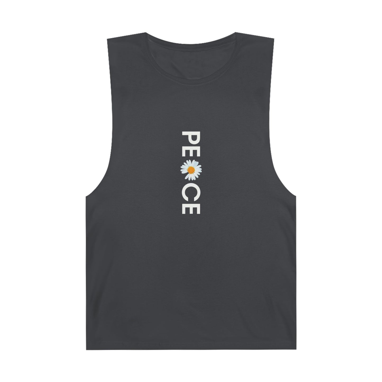 Peace Daisy Unisex Tank Top - Bohemian Style Summer Wear.