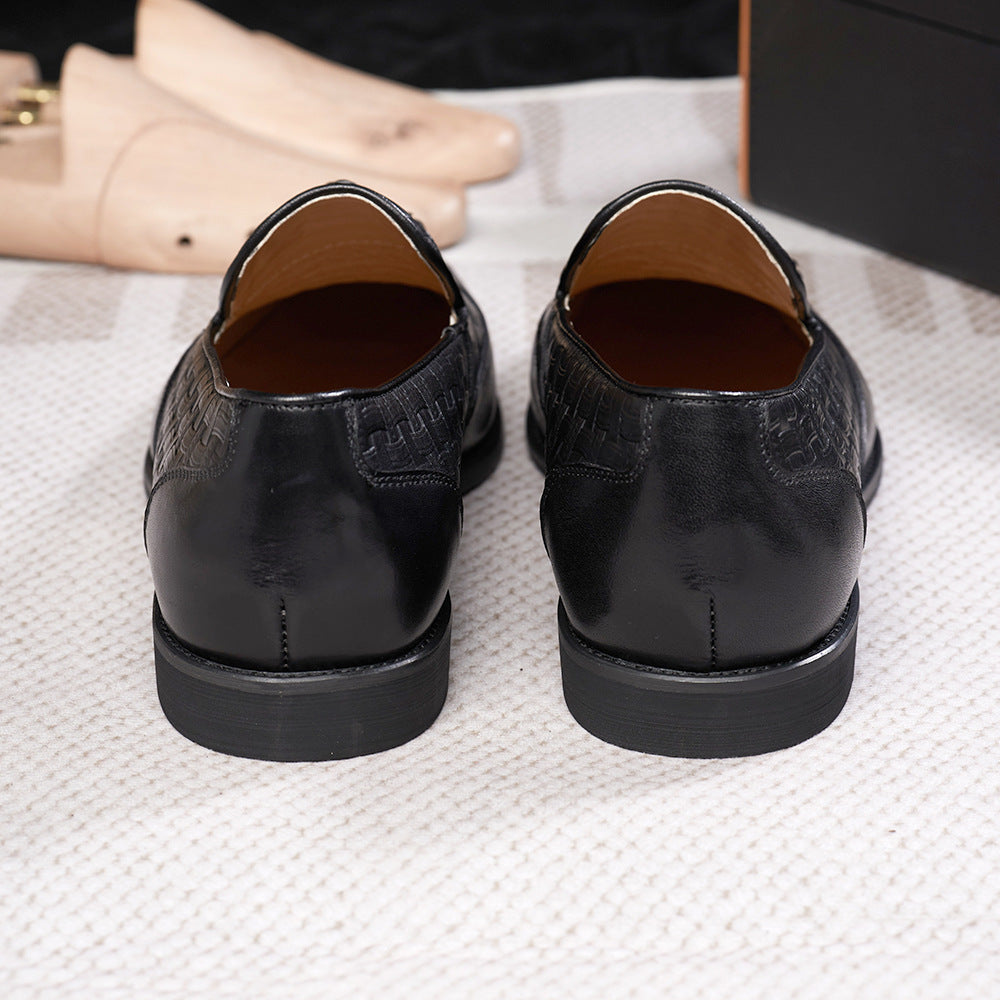 Men's Tassel Business Casual Leather Shoes Handmade Wedding Banquet.