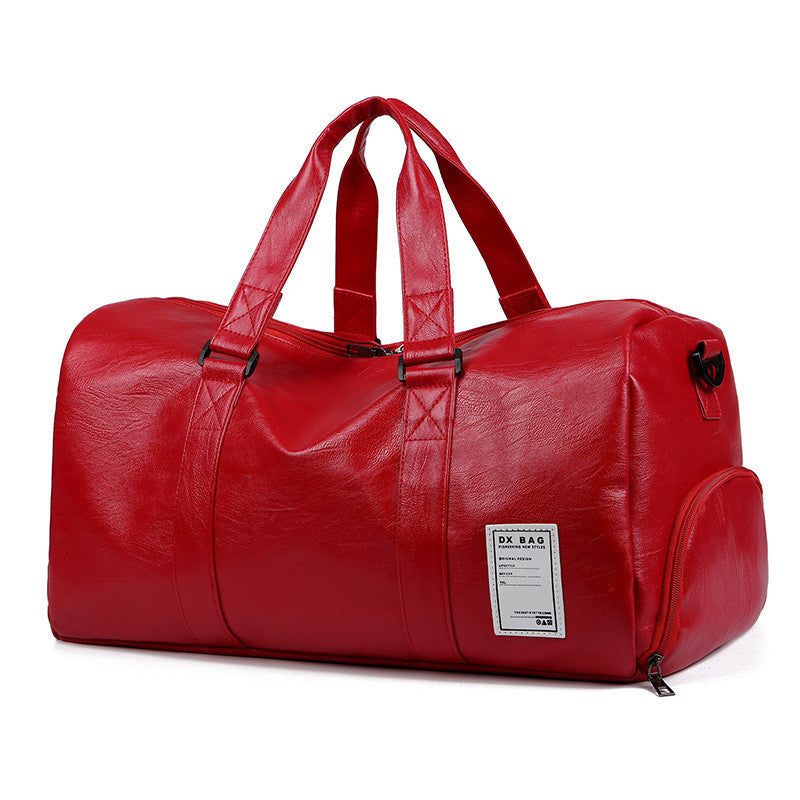 Travel Bag Waterproof PU Shoulder Bag Large Capacity Sports Bag