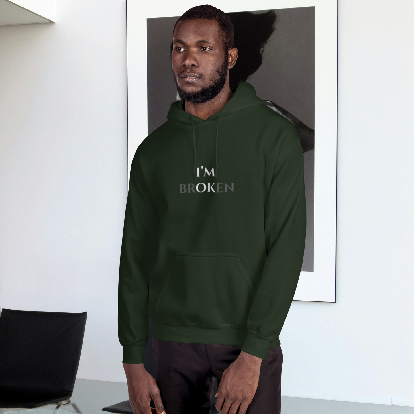 I'M broken Unisex Hoodie.