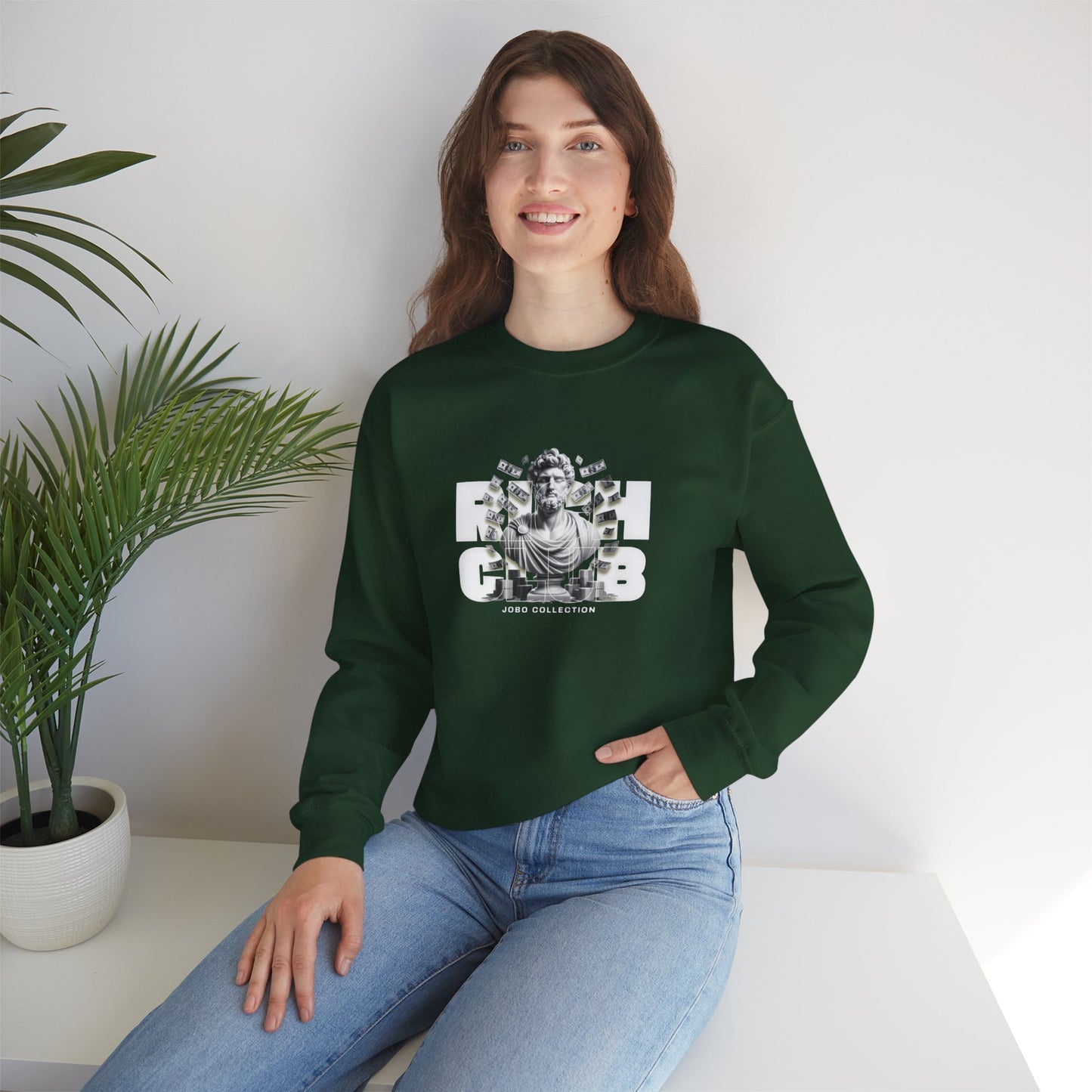 Comfortable Unisex Heavy Blend™ Crewneck Sweatshirt - Retro Graphic Collection.