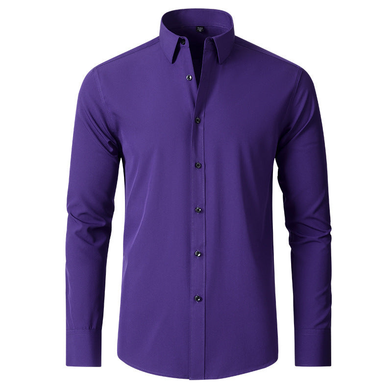 Full Elastic Force Shirt Men