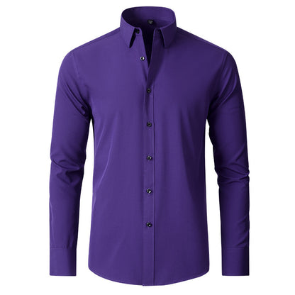 Full Elastic Force Shirt Men