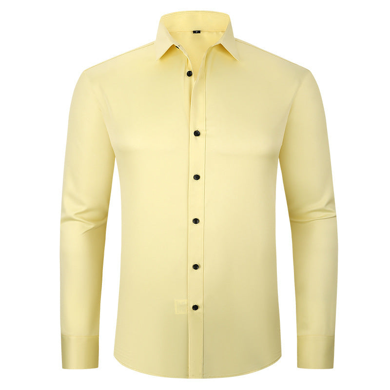 Full Elastic Force Shirt Men