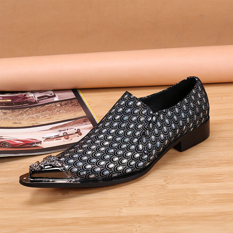 Versatile Casual Men's Slip-on Leather Shoes