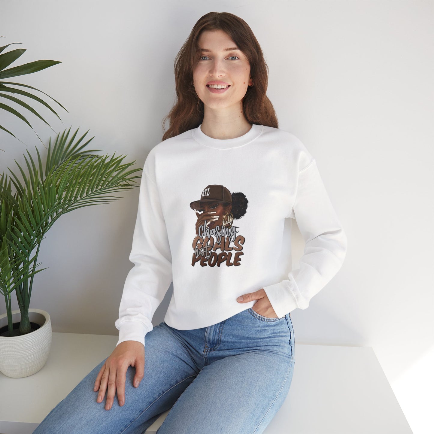 Chasing Dreams Unisex Crewneck Sweatshirt - Comfortable & Inspiring Apparel