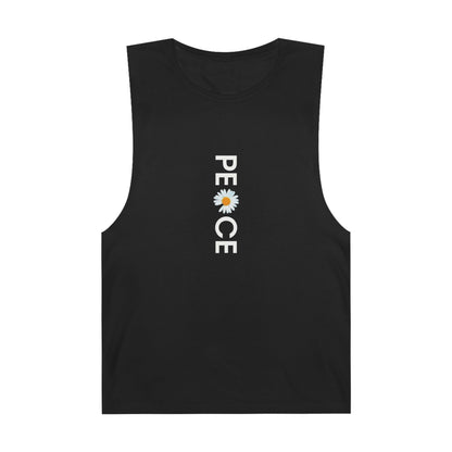 Peace Daisy Unisex Tank Top - Bohemian Style Summer Wear.