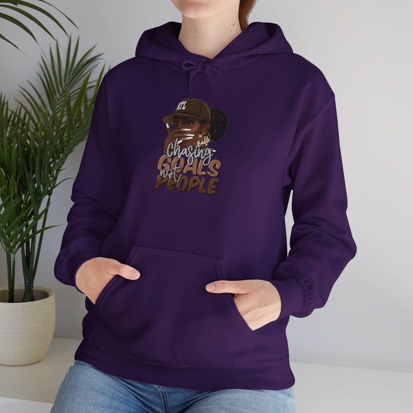 Unisex Heavy Blend™ Hooded Sweatshirt - 'Chasing  goals not People