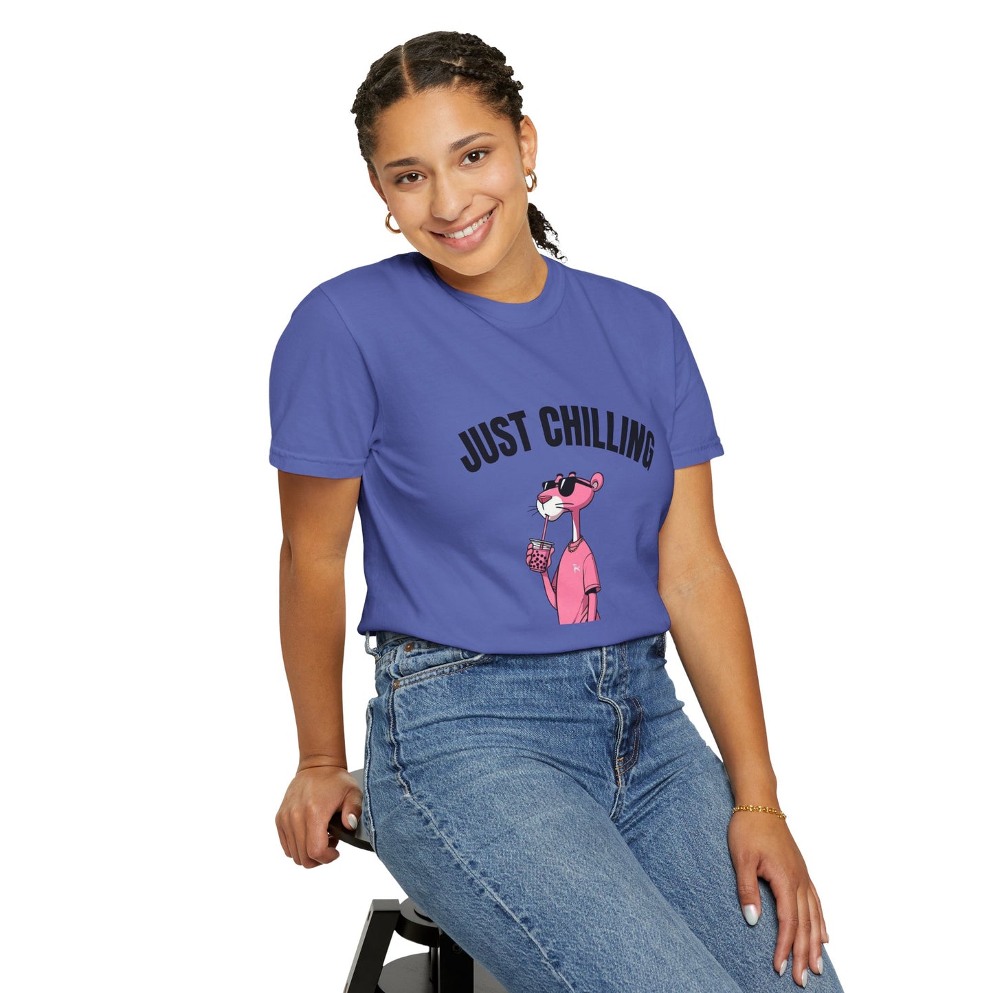 Just Chilling Unisex T-Shirt - Relaxed, Fun Vibe for Casual Days.