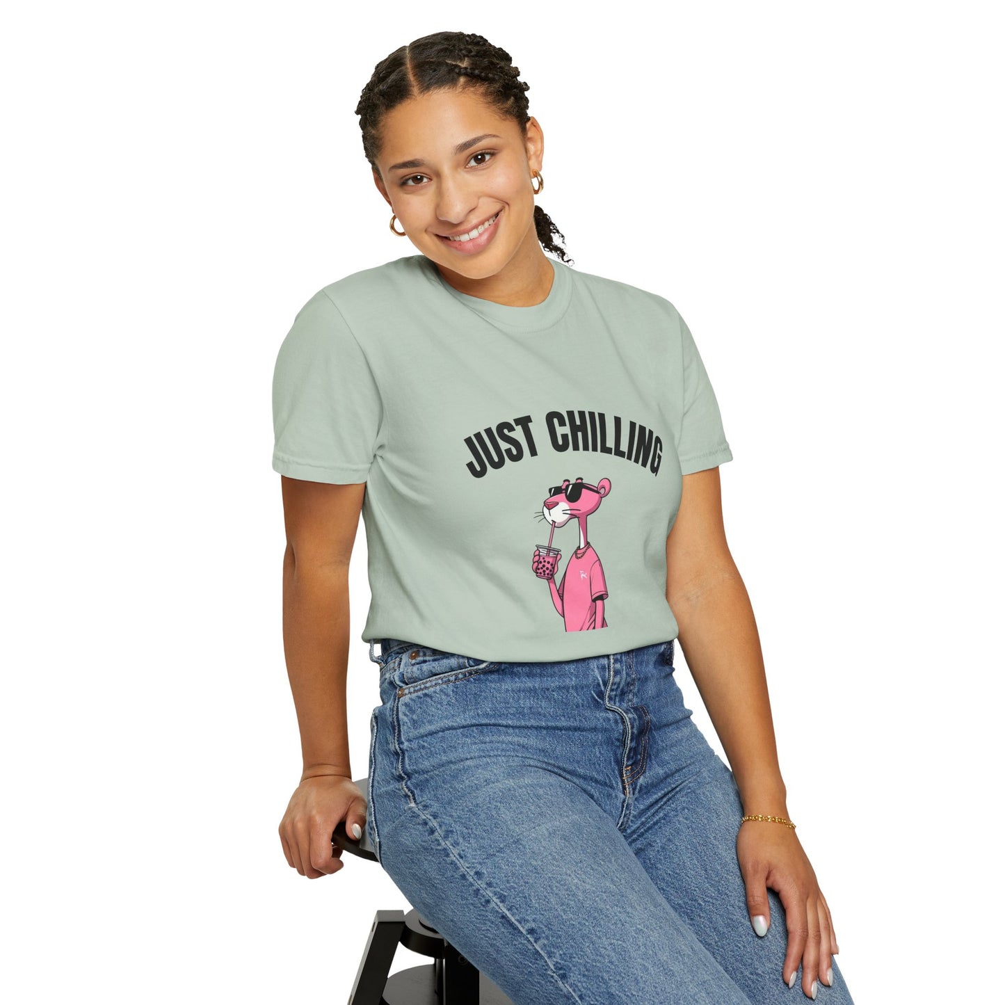 Just Chilling Unisex T-Shirt - Relaxed, Fun Vibe for Casual Days.