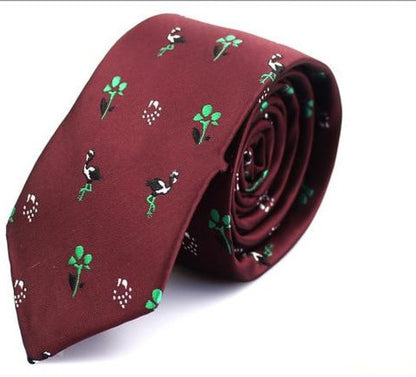 Casual fashion tie  narrow cartoon tie