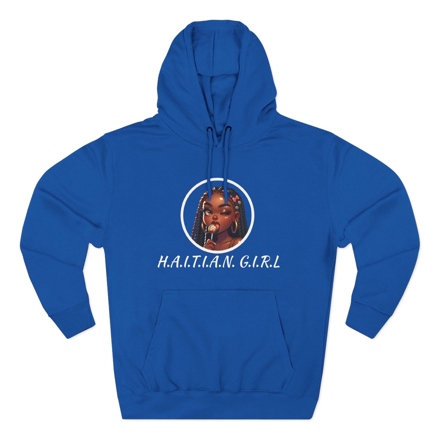 Haitian Girl Fleece Hoodie - Stylish and Comfortable for Everyday Wear