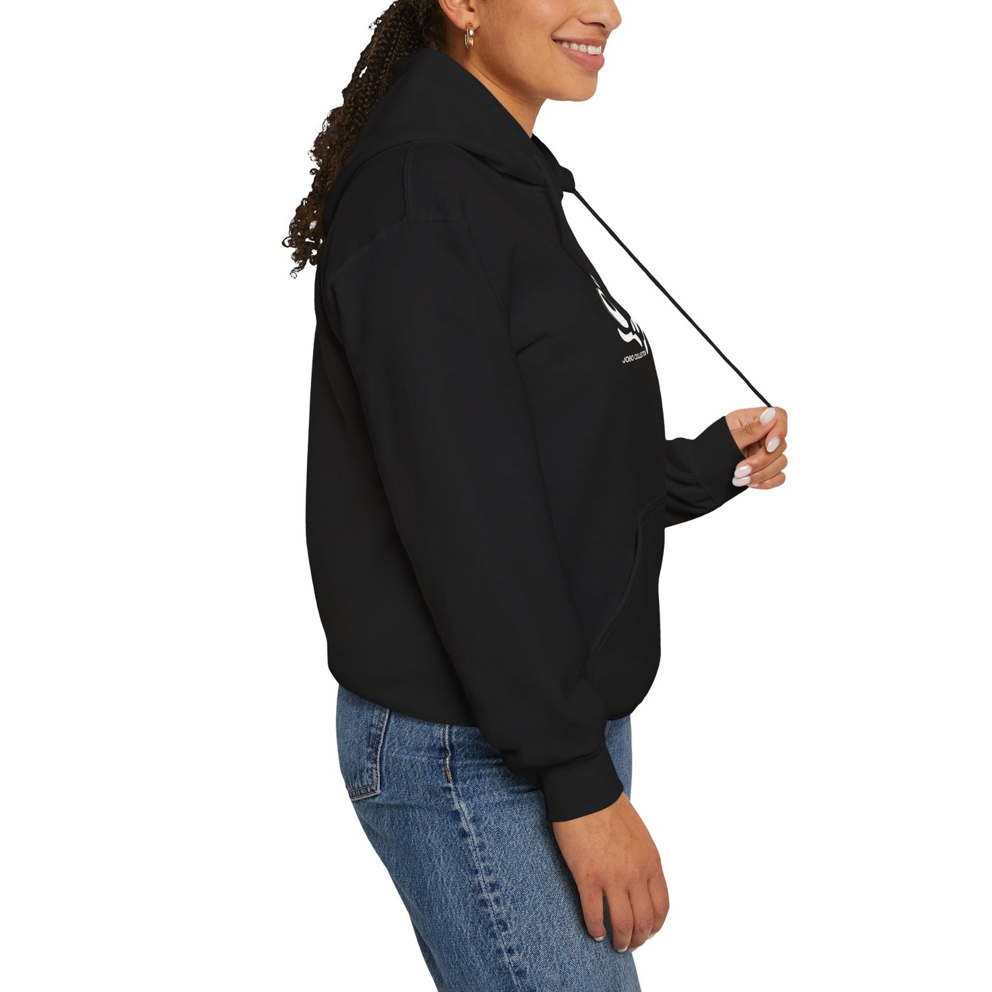 Unisex Heavy Blend™ Hooded Sweatshirt with Minimalist Snake Design
