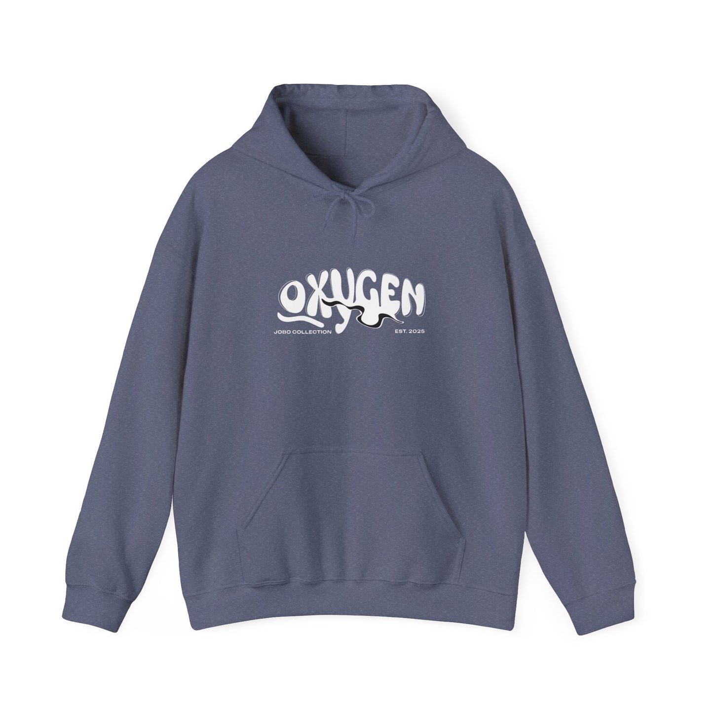 Unisex Heavy Blend™ Hooded Sweatshirt with Minimalist Snake Design