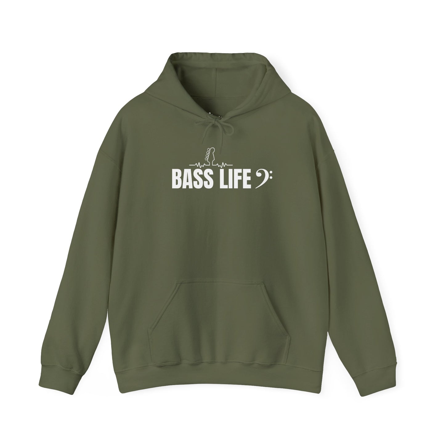Custom bassist Hoodie - Bass Life Unisex Heavy Blend™ Sweatshirt
