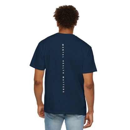 Unisex Garment-Dyed T-shirt: 'Mental Health Matters' Inspirational Tee