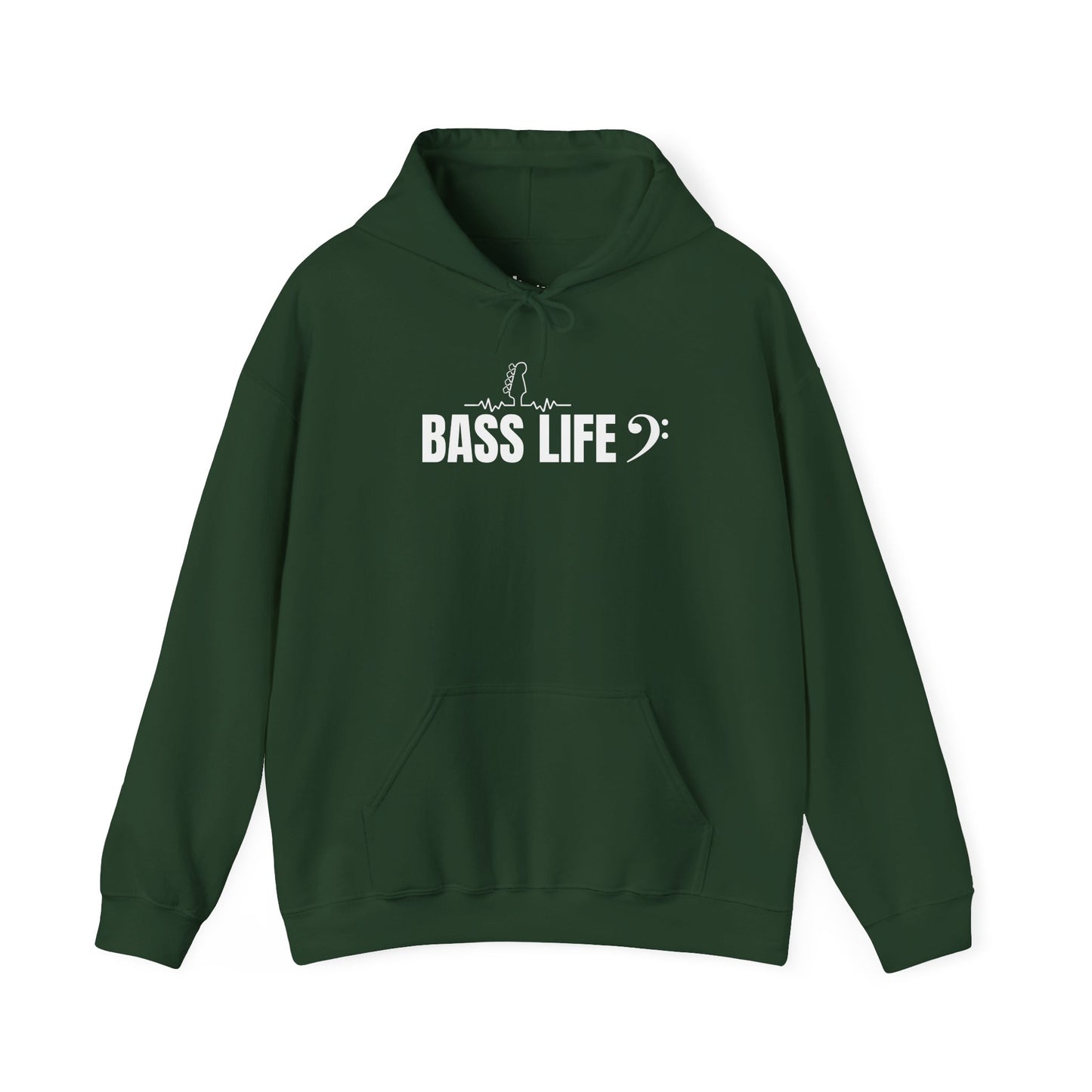 Custom bassist Hoodie - Bass Life Unisex Heavy Blend™ Sweatshirt