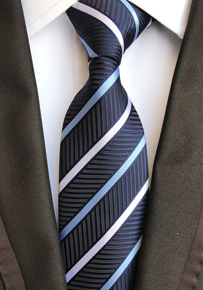 Silk tie luxurious striped Plaid tie