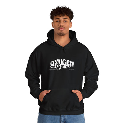 Unisex Heavy Blend™ Hooded Sweatshirt with Minimalist Snake Design