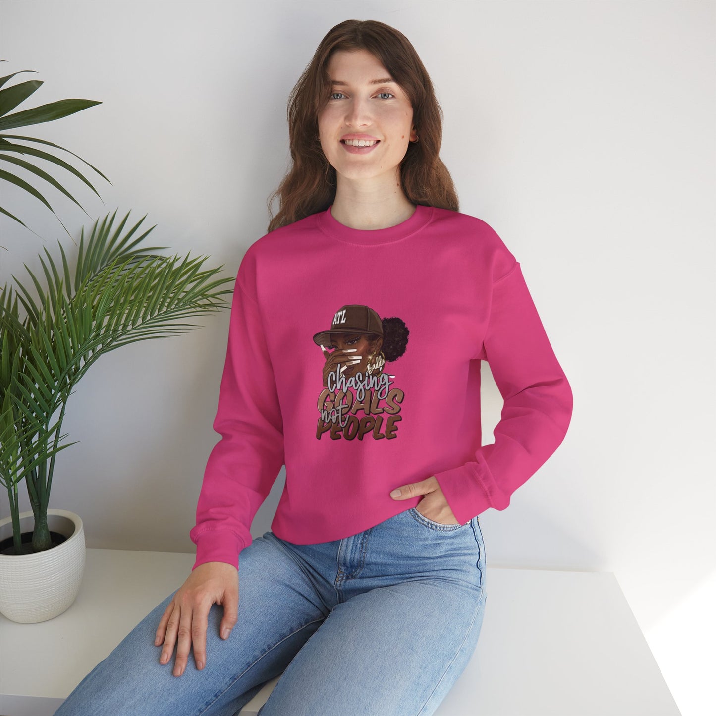 Chasing Dreams Unisex Crewneck Sweatshirt - Comfortable & Inspiring Apparel