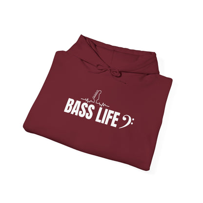 Custom bassist Hoodie - Bass Life Unisex Heavy Blend™ Sweatshirt