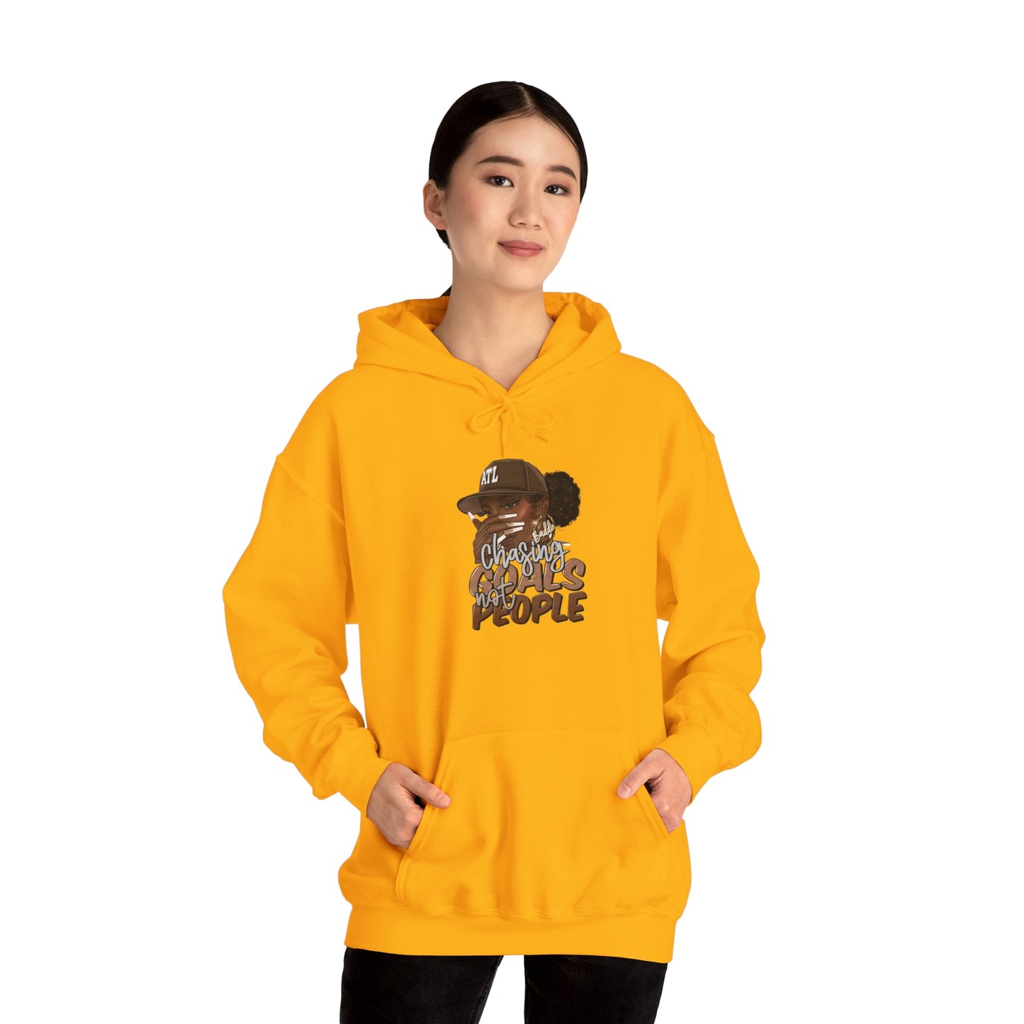 Unisex Heavy Blend™ Hooded Sweatshirt - 'Chasing  goals not People