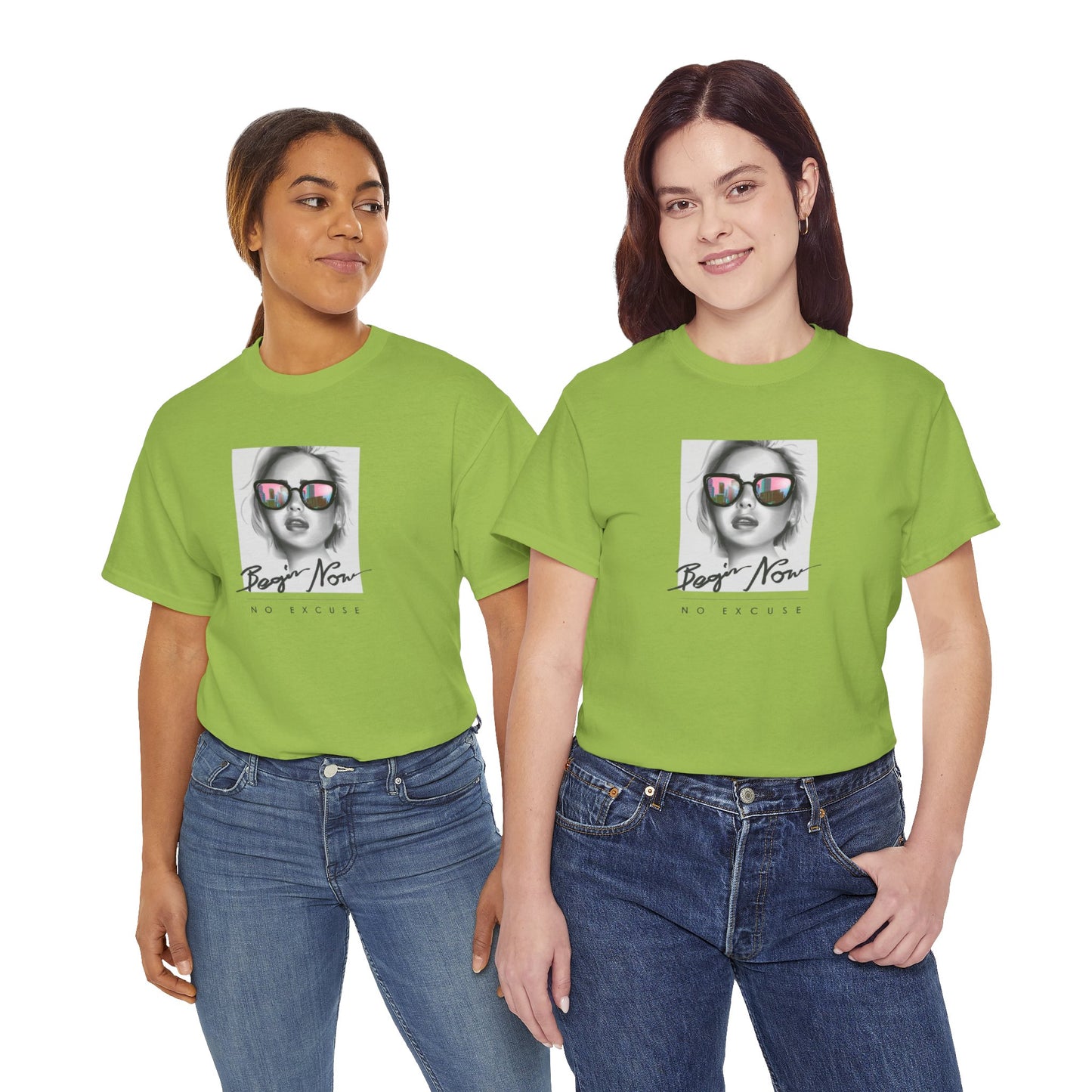 Bojan Now Unisex Heavy Cotton Tee - No Excuse Graphic Tee
