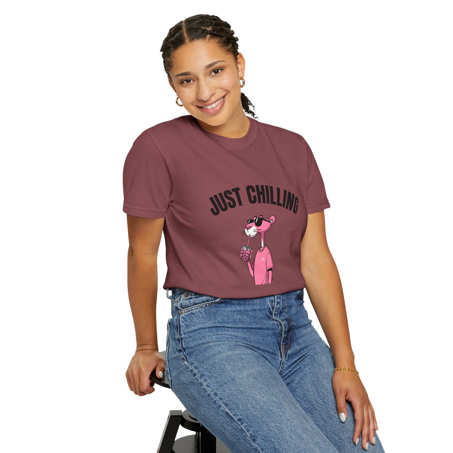 Just Chilling Unisex T-Shirt - Relaxed, Fun Vibe for Casual Days.