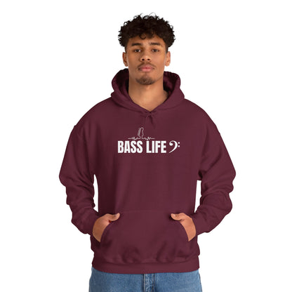Custom bassist Hoodie - Bass Life Unisex Heavy Blend™ Sweatshirt