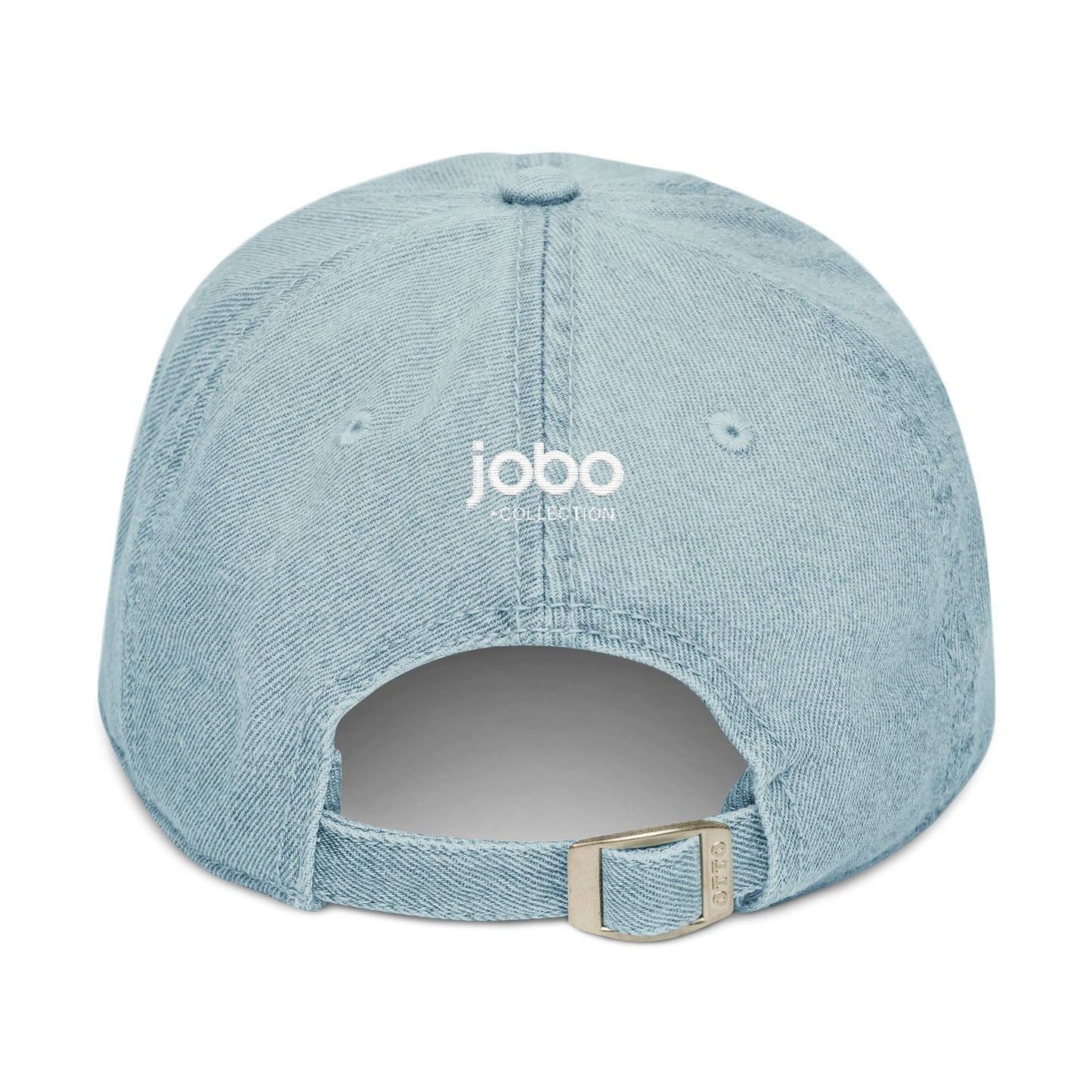 Self-Discovery Denim Hat – Embroidered Cap for Trendy Fashion Lovers.