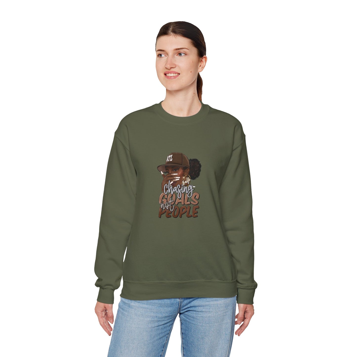 Chasing Dreams Unisex Crewneck Sweatshirt - Comfortable & Inspiring Apparel